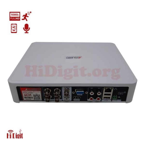 دستگاه ضبط کننده ویدئو 4 کانال