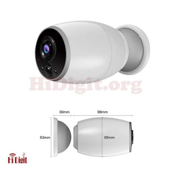 دوربین بی سیم باتری خور 2 مگاپیکسل رم خور