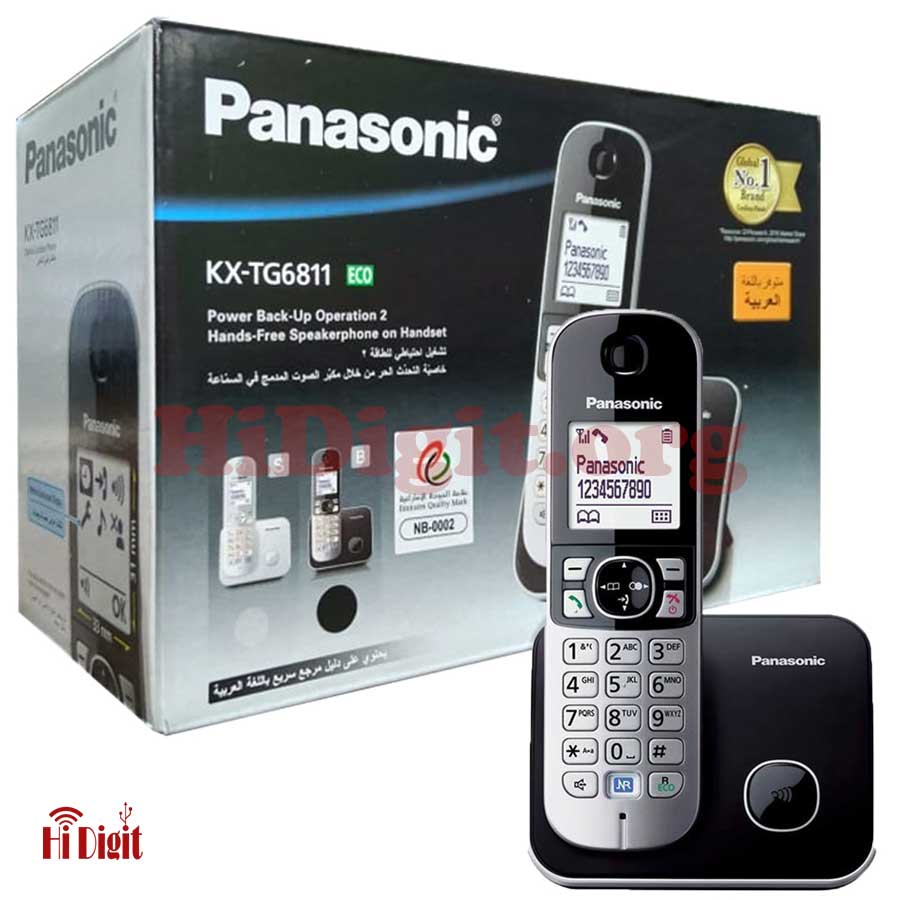 تلفن بی سیم پاناسونیک مدل KX-TG6811 | های دیجیت | HiDigit