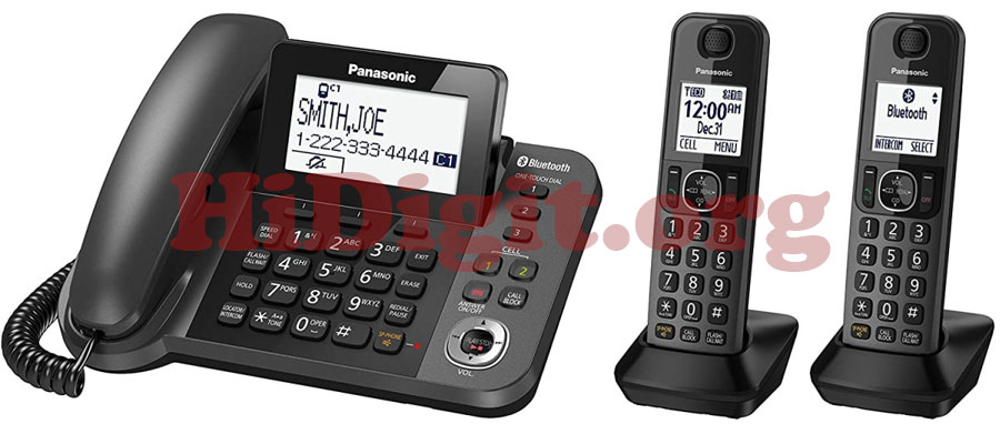 تلفن بی سیم پاناسونیک مدل KX-TGF382 | های دیجیت | HiDigit