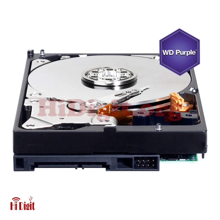 هارد دیسک اینترنال وسترن دیجیتال بنفش 2 ترابایت Western Digital Purple HDD 2TB | های دیجیت | HiDigit