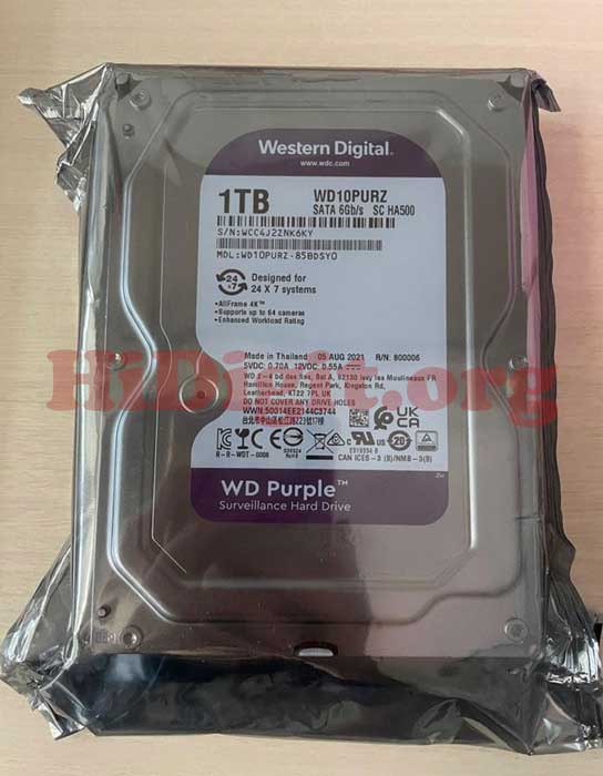 هارد دیسک اینترنال وسترن دیجیتال بنفش Western Digital Purple HDD | های دیجیت | HiDigit