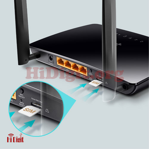 مودم روتر بی سیم 4G-LTE تی پی لینک مدل TP-LINK-MR6400 | های دیجیت | HiDigit