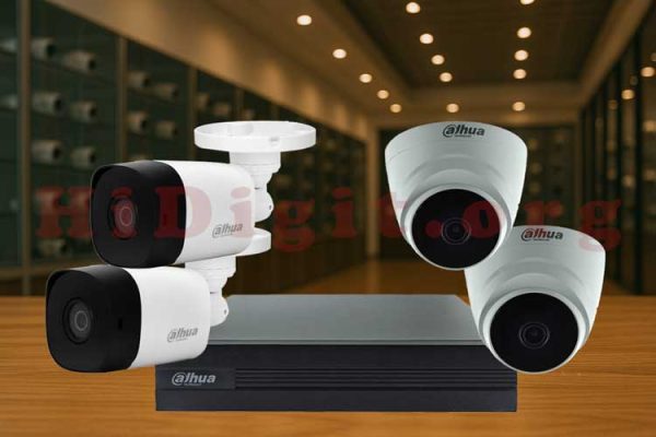 پکیج اقتصادی 4 عدد دوربین مداربسته داهوا 2 مگاپیکسل | HIDIGIT| های دیجیت