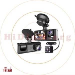 دوربین ثبت وقایع خودرو سه لنز مانیتوردار SPIX-CD132